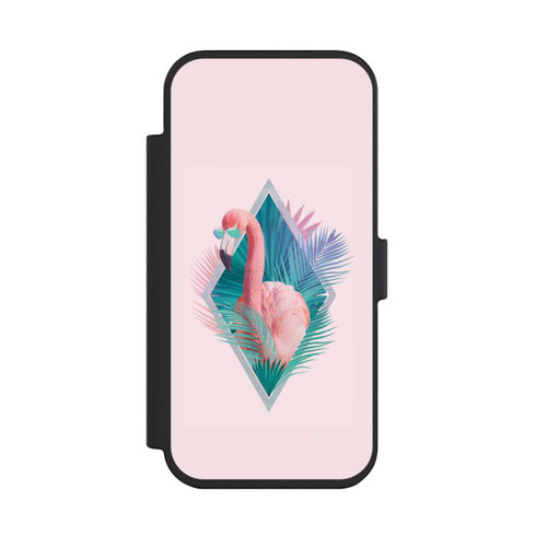 Apple iPhone Air NIVOflip Tropical Leaves Flamingo