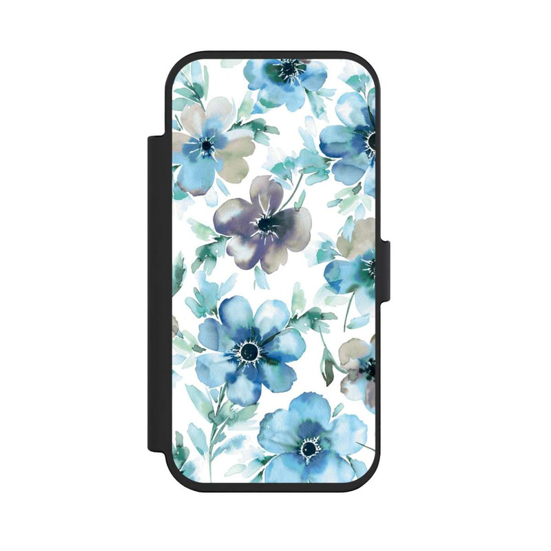 iPhone Air NIVOflip Blaues Blumenmuster Trendy