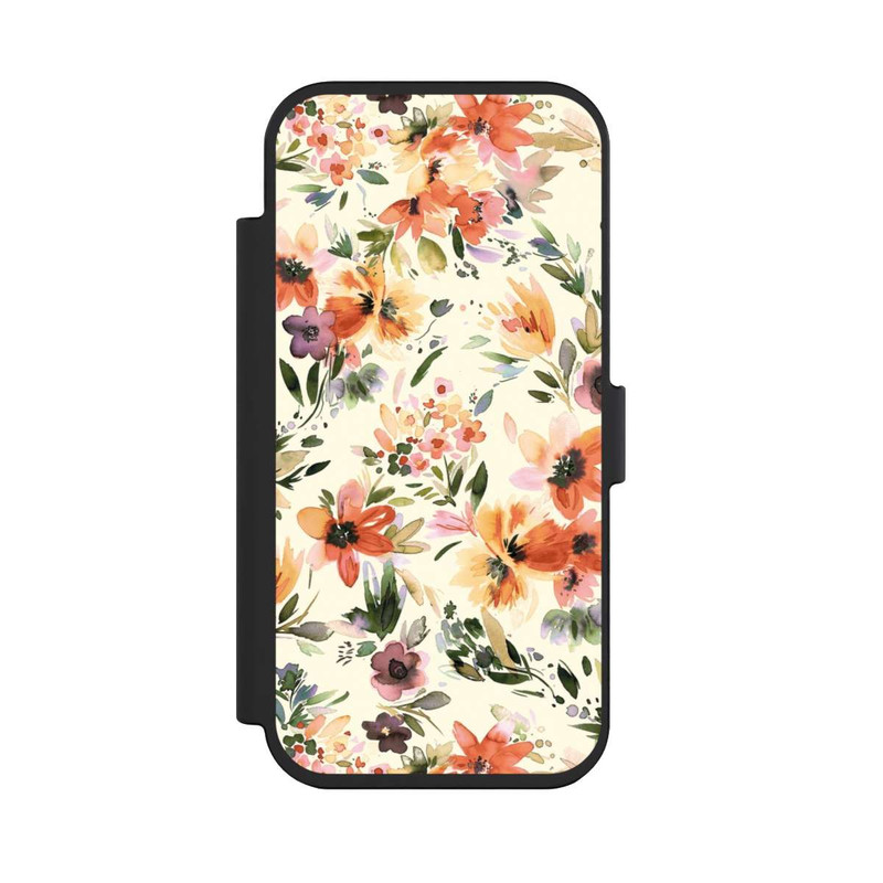iPhone Air NIVOflip Fleurs artistiques d'été Ivoire