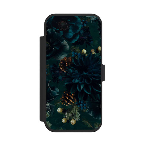Apple iPhone Air NIVOflip Blumenmuster Grün und Blau