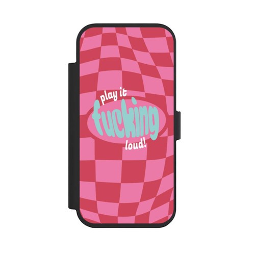 Apple iPhone Air NIVOflip Play Fucking Loud Kariert