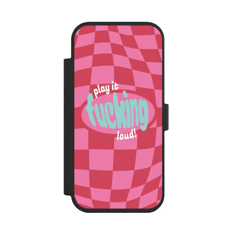 iPhone Air NIVOflip Play Fucking Loud Kariert