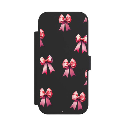 Apple iPhone Air NIVOflip Bow Red Pattern Watercolor Transparent