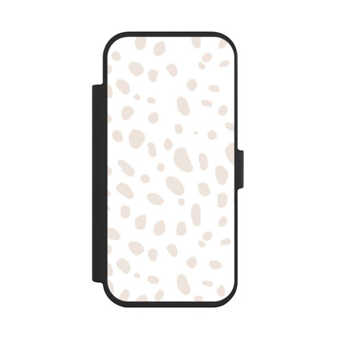 Apple iPhone Air NIVOflip Motif Tigre Beige Blanc