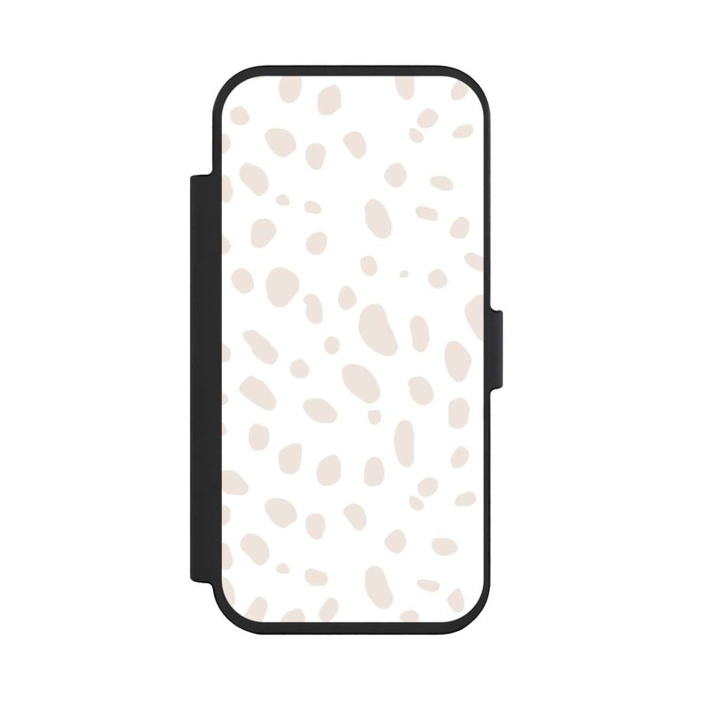 iPhone Air NIVOflip Motif Tigre Beige Blanc