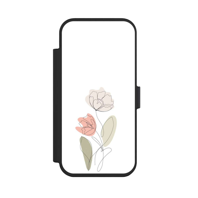 iPhone Air NIVOflip Dessin Au Trait Fleur Vert