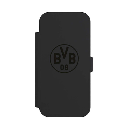 Apple iPhone Air NIVOflip BVB Logo Schwarz Transparent