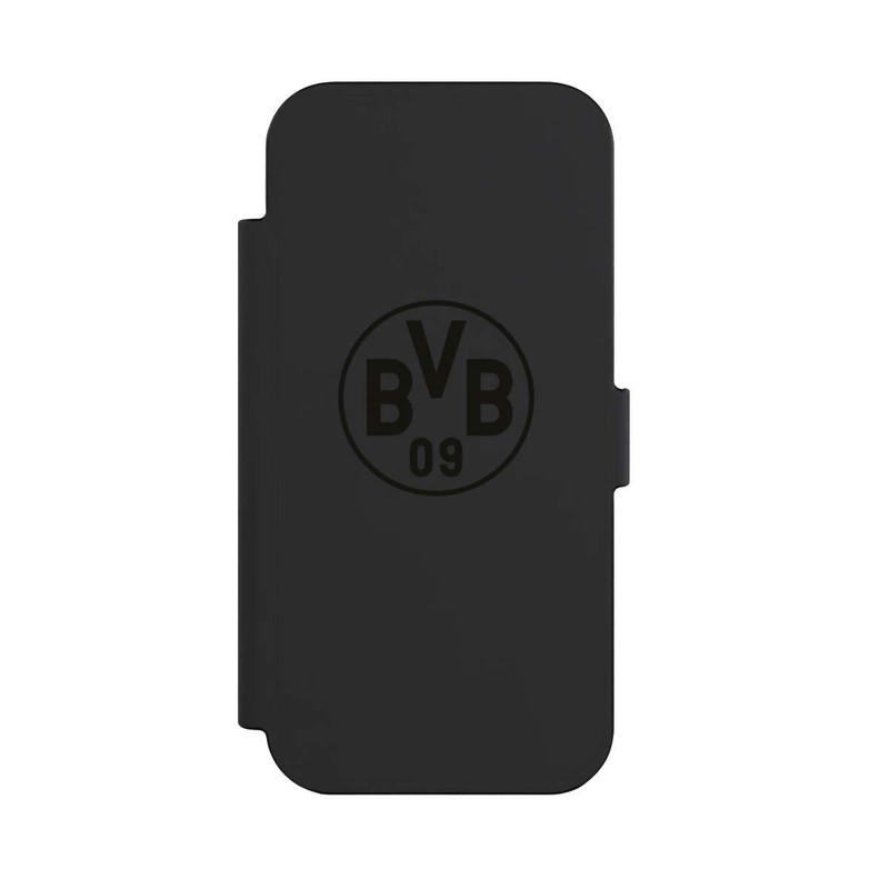 iPhone Air NIVOflip BVB Logo Schwarz Transparent