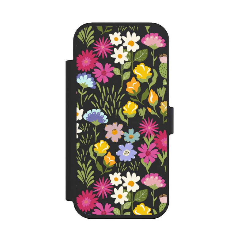 iPhone Air NIVOflip Bunte Sommerblumen Transparent