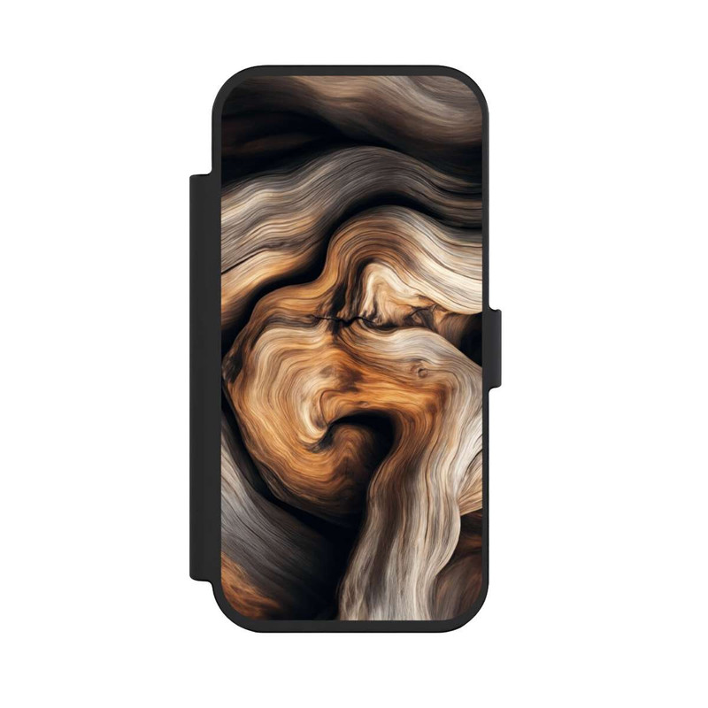 iPhone Air NIVOflip Rustic Wood