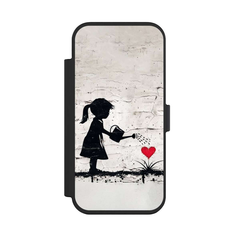 iPhone Air NIVOflip Girl Watering Bunch of Flowers 