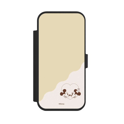 Apple iPhone Air NIVOflip Mickey and Minnie Love Heart Beige