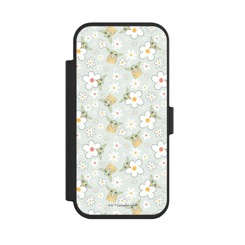 Apple iPhone Air NIVOflip Baby Yoda Blumen Muster