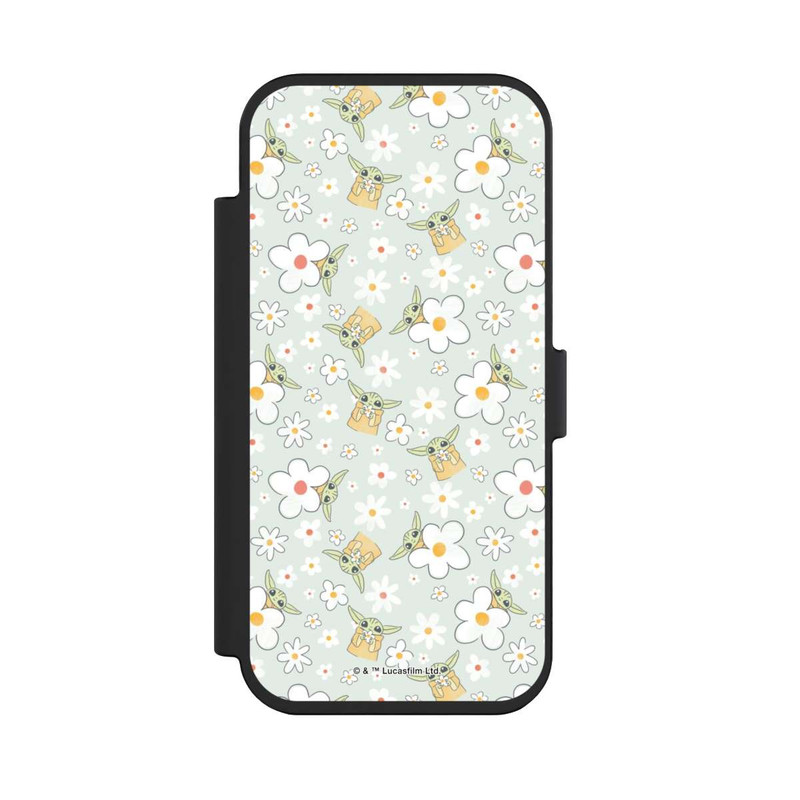 iPhone Air NIVOflip Baby Yoda Blumen Muster