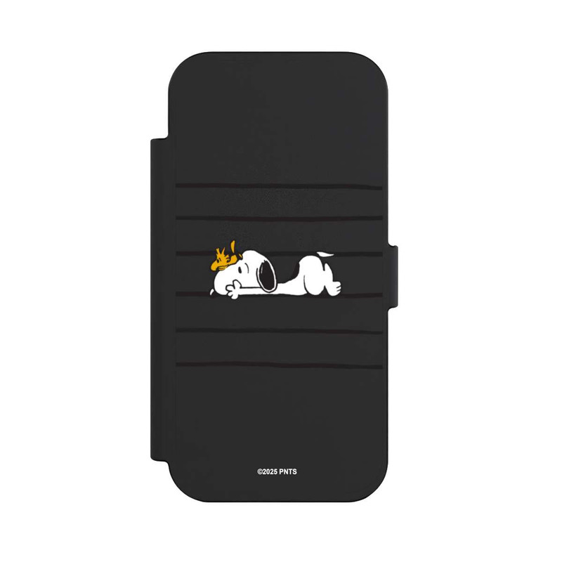 iPhone Air NIVOflip Snoopy Woodstock Streifen Peanuts Transparent