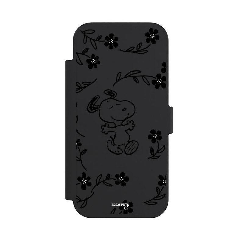 iPhone Air NIVOflip Snoopy und Flowers Transparent