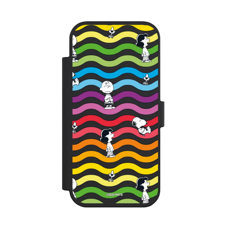 iPhone Air NIVOflip Snoopy Pattern Rainbow Transparent