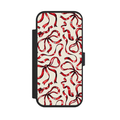 Apple iPhone Air NIVOflip Fine Bows Red