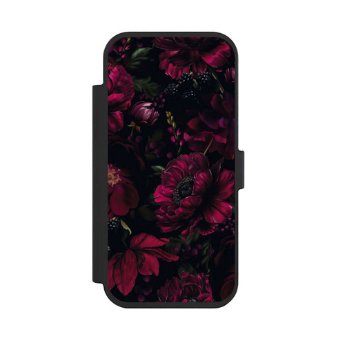 Apple iPhone Air NIVOflip Dunkle Rote Blumen Liebe