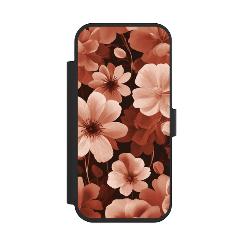 iPhone Air NIVOflip Rote Negativblumen mit KI