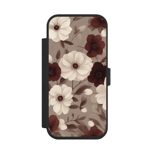 Apple iPhone Air NIVOflip Negative Flower Bordeaux White with AI