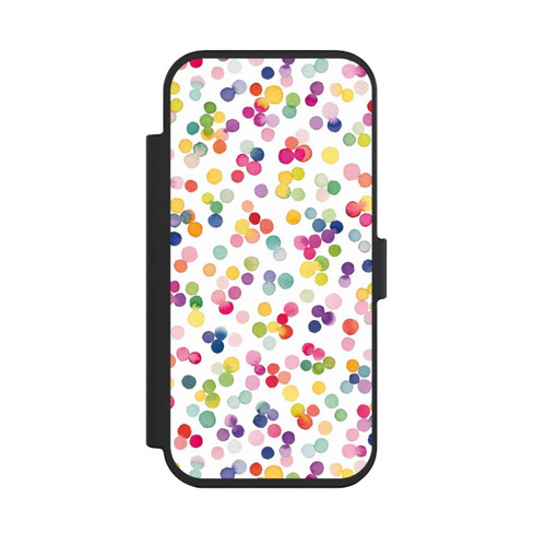 Apple iPhone Air NIVOflip Watercolour Punkte Bunt