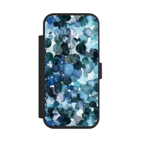 Apple iPhone Air NIVOflip Watercolor Dots Blue Pattern
