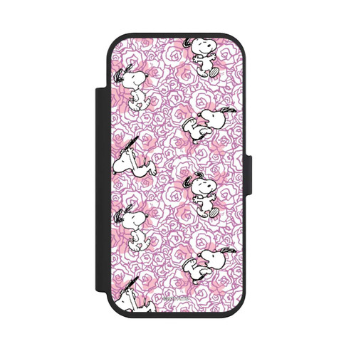 Apple iPhone Air NIVOflip Peanuts Pink Roses Pattern