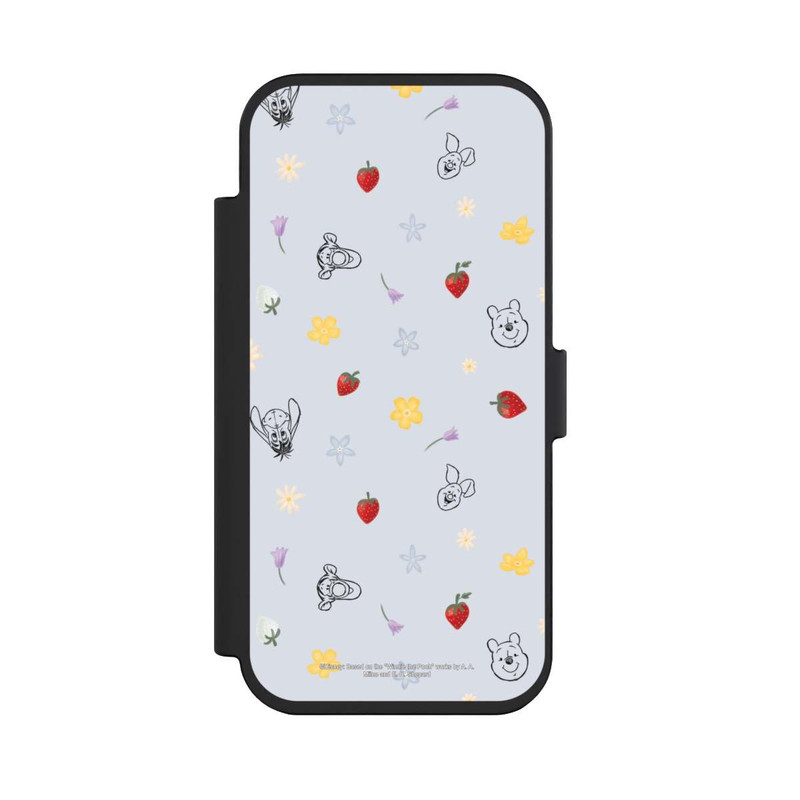 iPhone Air NIVOflip Winnie Puuh und Freunde Erdbeer Muster Blau