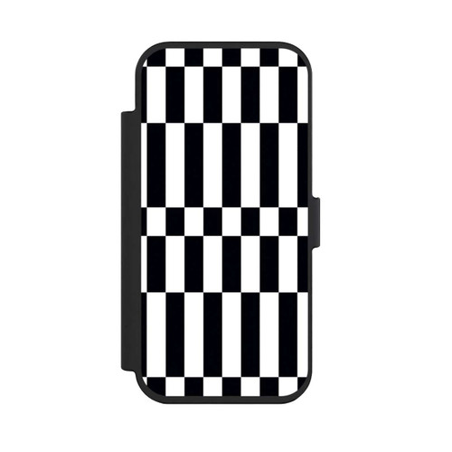 Apple iPhone Air NIVOflip Checked Abstract Bold Black and White Color Block