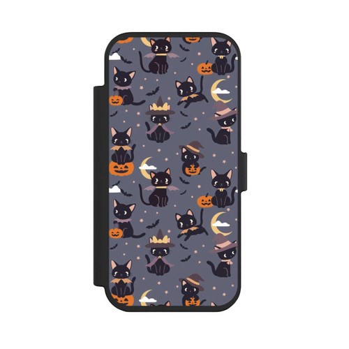 Apple iPhone Air NIVOflip Cute Halloween Witch Cats and Pumpkins