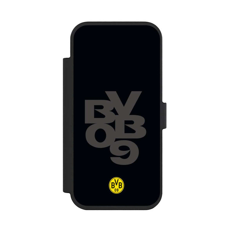 iPhone Air NIVOflip BVB09 Grau Schwarz