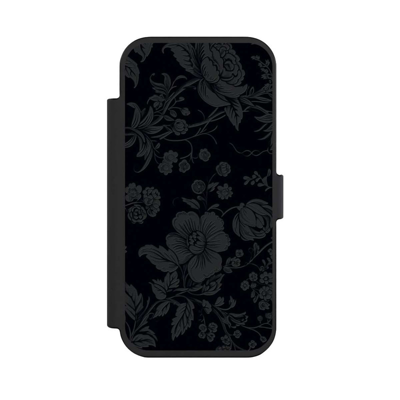 iPhone Air NIVOflip Dunkle Blumen Vintageoptik