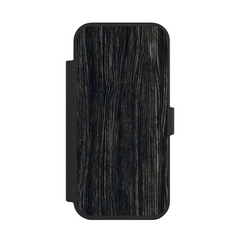 Apple iPhone Air NIVOflip Dunkle Holzstruktur