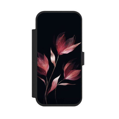 Apple iPhone Air NIVOflip Burgunderrote Blume Negativ