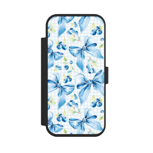 Apple iPhone Air NIVOflip Blaue Schleifen und Blaubeeren mit KI