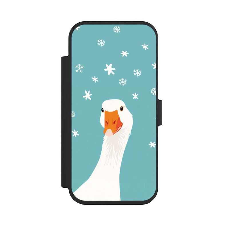iPhone Air NIVOflip Funny Goose Stars Blue with AI