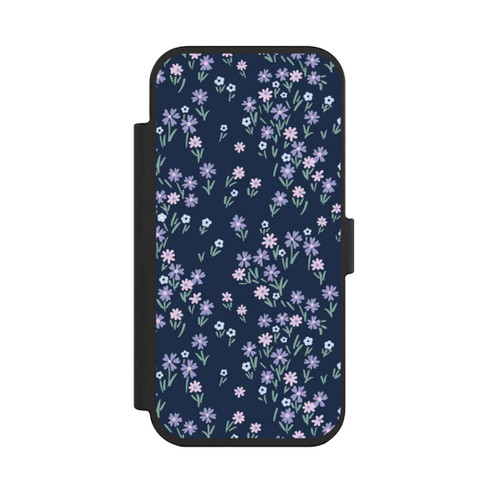 Apple iPhone Air NIVOflip Dark Blue Floral Theme