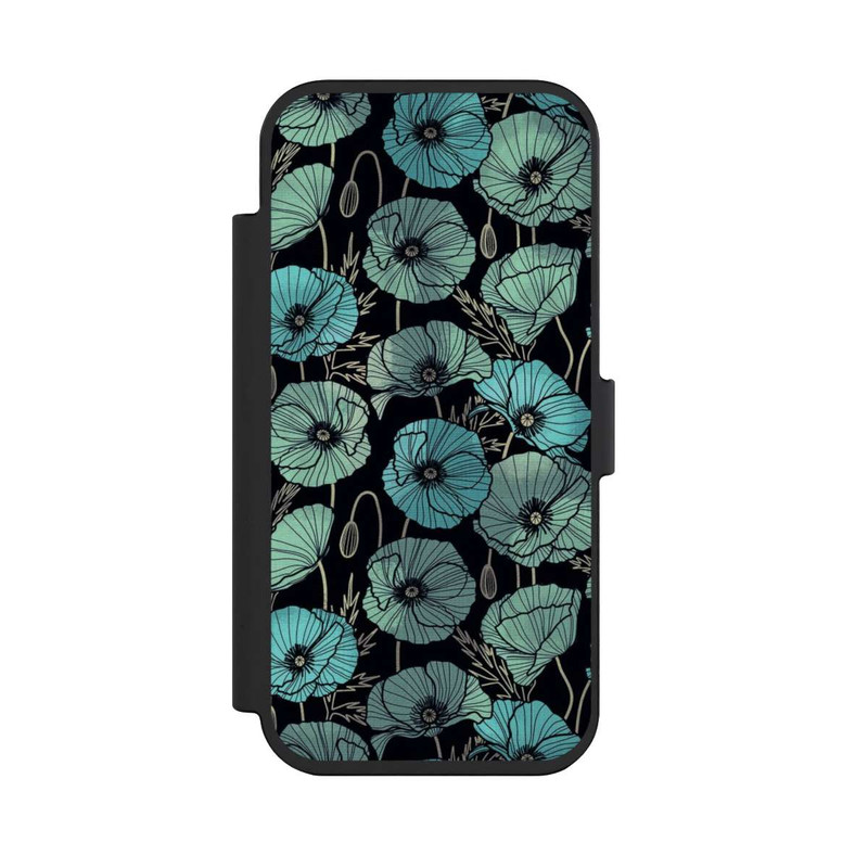 iPhone Air NIVOflip Coquelicots d'Été Verts