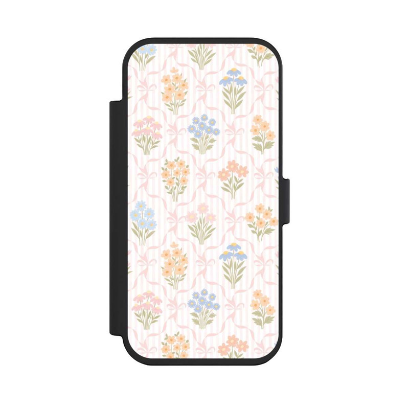 iPhone Air NIVOflip Vintage Frühlingsblumenstrauß im Cottagecore Stil
