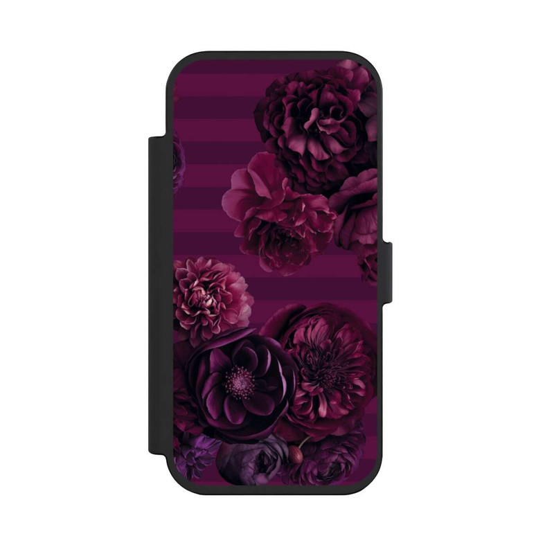 iPhone Air NIVOflip Majestic Baroque Blossom Dream Burgundy Pink with AI