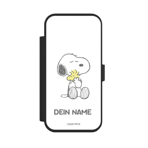 Apple iPhone Air NIVOflip Snoopy And Woodstock Cuddling Personalisierbar