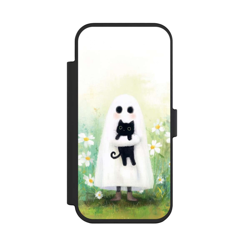 iPhone Air NIVOflip Ghost Hug for Cat Halloween with AI