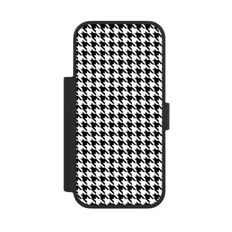 iPhone 17 Pro NIVOflip Hahnentritt Schwarz Weiß