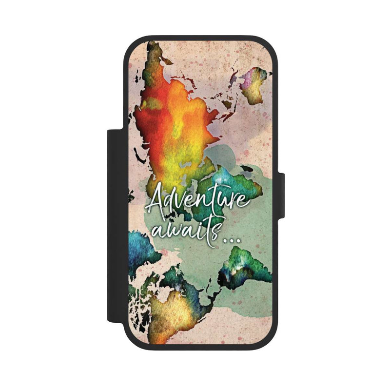 iPhone 17 Pro NIVOflip Worldmap Colourful