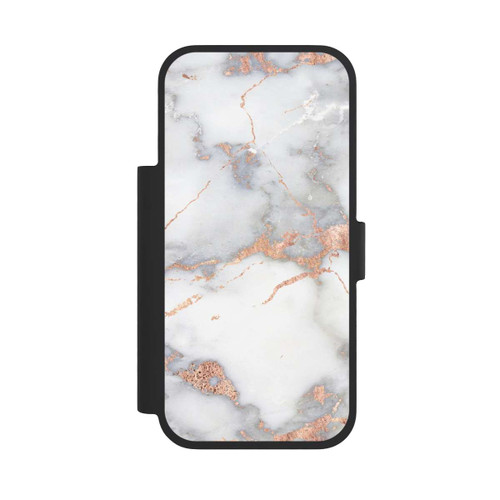 Apple iPhone 17 Pro NIVOflip White and Golden Marble Look