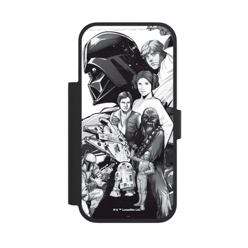 Apple iPhone 17 Pro NIVOflip Star Wars Characters - Black and White