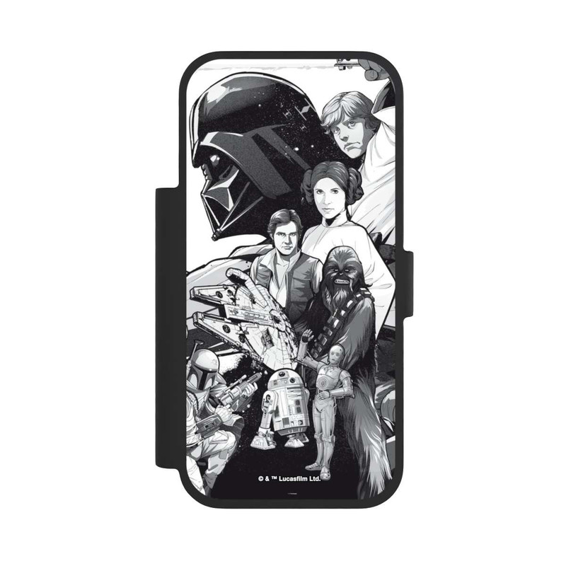 iPhone 17 Pro NIVOflip Star Wars Characters - Black and White