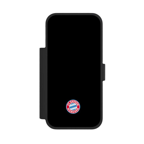 Apple iPhone 17 Pro NIVOflip Klassisches FCB Logo Klein - Bunt auf Schwarz