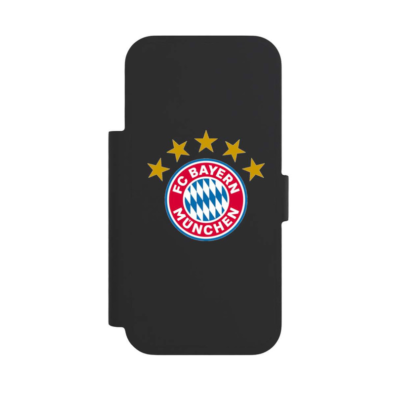 iPhone 17 Pro NIVOflip FCB Logo with stars - transparent
